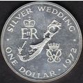 1972 Bermuda 1 Dollar Silver Proof Coin Silver ...