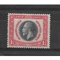 SouthWestAfrica.SG88 1d Black and Scarlet.Mount...