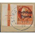 GER (BAVARIA) 1919 35pf KING LUDWIG III' (OVPT)...