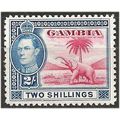 Gambia 1938 SG157 2/- Carmine & Blue Mounted Mi...