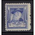 867 5c Walt Whitman Just Clears MNH U2389
