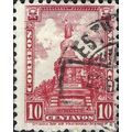 MEXICO, Cuauhtemoc Memorial, red 1926, 10c