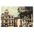 CLOCK TOWER, VENICE. ITALY unused vintage postcard