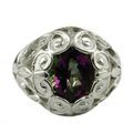 Mystic Fire Topaz, 925 Sterling Silver Ring, SR313