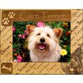 Cairn Terrier Laser Engraved Wood Picture Frame...