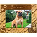 Bullmastiff Laser Engraved Wood Picture Frame (...
