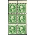 405b, Mint NH 1¢ Booklet Pane of Six Cat $110.0...
