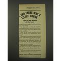 1956 United States Plywood Corporation Ad - And there was a little curve