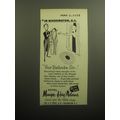 1958 Hotel Manger Hay-Adams Ad - In Washington, D.C. Your Bathrobe, Sir