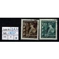 Los H22892: Böhmen & Mähren Mi. 136/37, gest.