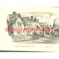 Lacock, Church Street, Wilts , Judges Sketch Po...