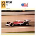 Collectors Club card. Classic Cars. Penske PC6