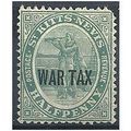 St Kitts-Nevis 1916 SG22 1/2d Dull Blue-Green W...