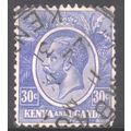 Kenya & Uganda stamps 1922 - SG84 - 30c blue - ...