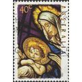 AUSTRALIA, CHRISTMAS, Madonna and Child, violet...