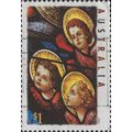 AUSTRALIA, CHRISTMAS, Stained glass, Three Ange...