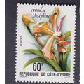 IVORY COAST 1979 FLOWERS 2ND SERIES 60F VANDA J...