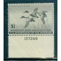RW12 $1 Shoveller Ducks in Flight Just Clears M...