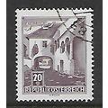 AUSTRIA 1957 BUILDINGS 2Og PURPLE OLD COURT YAR...