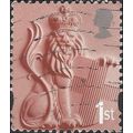 ENGLAND, Crowned Lion, pink-brown 2001, 1st, #2