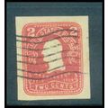 Used U395 2c George Washington Fine Cut Square ...