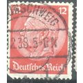 Germany 1934 - 12pf carmine - President Von Hin...