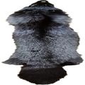 Genuine Natural Tanned Silver Fox Hides Fur Pel...
