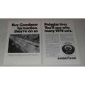 1970 Goodyear Polyglas Tires Ad - For Traction