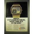 1980 Citizen Quartz Digi-Ana Alarm Watch Ad - Q...