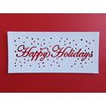 6 x Die Cuts Happy Holidays
