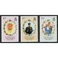 Ascension 1981 Royal Wedding set 3v SG302-304 UM