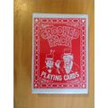 Novelty Crooked Playing cards deck Red BNIP