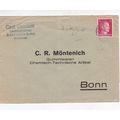 Germany 1943 Altenkirchen-Bonn Cover typed VGC