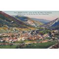 Standard size printed postcard Sospel France