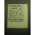1958 Black Starr & Gorham Wishbone Pin Ad - For College Girls at $16.50