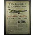 1959 Convair Jet 880 Ad - The only jet transport to meet or exceed