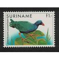 Suriname American Purple Gallinule Bird 1985 MN...