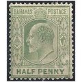 Bahamas 1906 SG71 1/2d Pale Green Mounted.Mint