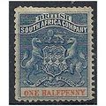 Rhodesia 1891 SG19 1/2d Deep Blue & Vermillion ...