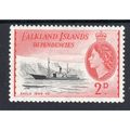 Falkland Islands Dep SgG29 1953 2d Black & Red ...