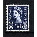 GREAT BRITAIN SCOTLAND 1968 SG S11 5d ROYAL BLU...