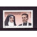 GERMANY 1988 80pf EDITH STEIN AND FATHER RUPERT...
