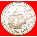 SHIP: PORTUGAL ★ 200 ESCUDOS 1498 1998 UNC MINT...