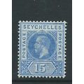seychelles stamp sg87 sg 87 watermark mult crow...