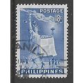 PHILIPPINES 1951 HUMAN RIGHTS DAY 18c BLUE STAT...