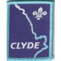 Scout Badge Scotland - Clyde - Black Back (BZ137)
