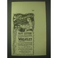 1900 Franklin Mills Wheatlet Ad - Wheatlet deli...