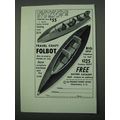 1969 Folbot Travel Craft Boat Ad