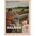 Raleigh Cigarettes vintage Full Page Print Ad F...