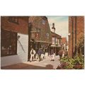 Postcard Lion Street, Rye, Sussex. Fletcher's H...